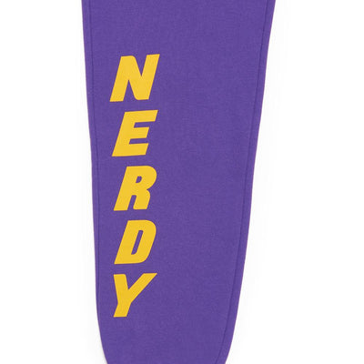Nerdy - Brushed Jogger Pants - Purple