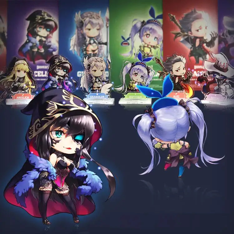 Brown Dust - Six Mini Characters Acrylic Stand - Preorder - Brown Dust - Acrylic Stand - Harumio