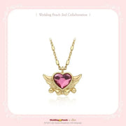 Wedding Peach x CLUE - Angel's Treasure Something Borrowed Silver Necklace - Wedding Peach x CLUE - Jewelry - Harumio