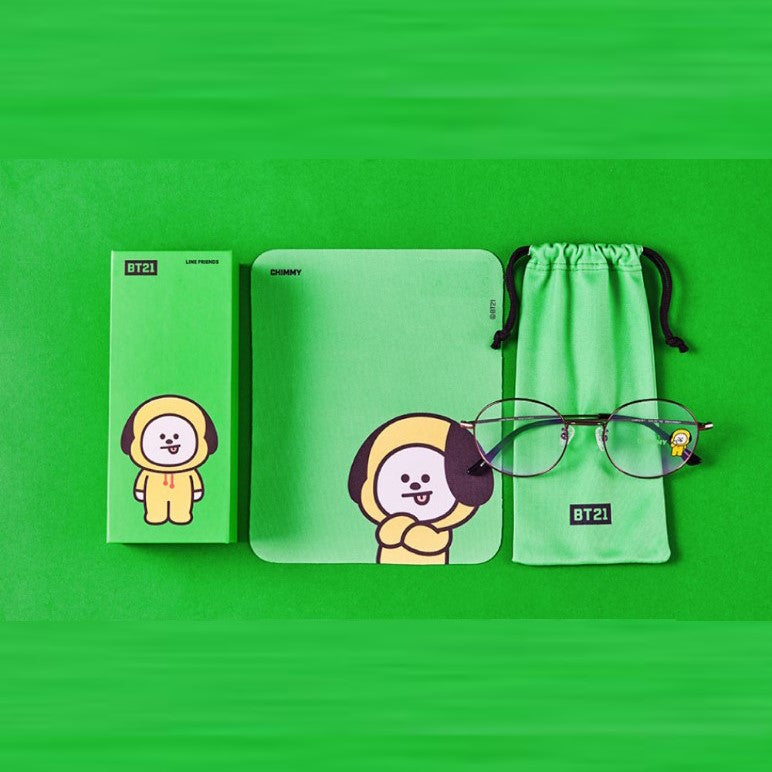 BT21 x LookOptical - Brown Metal Frame Spectacles