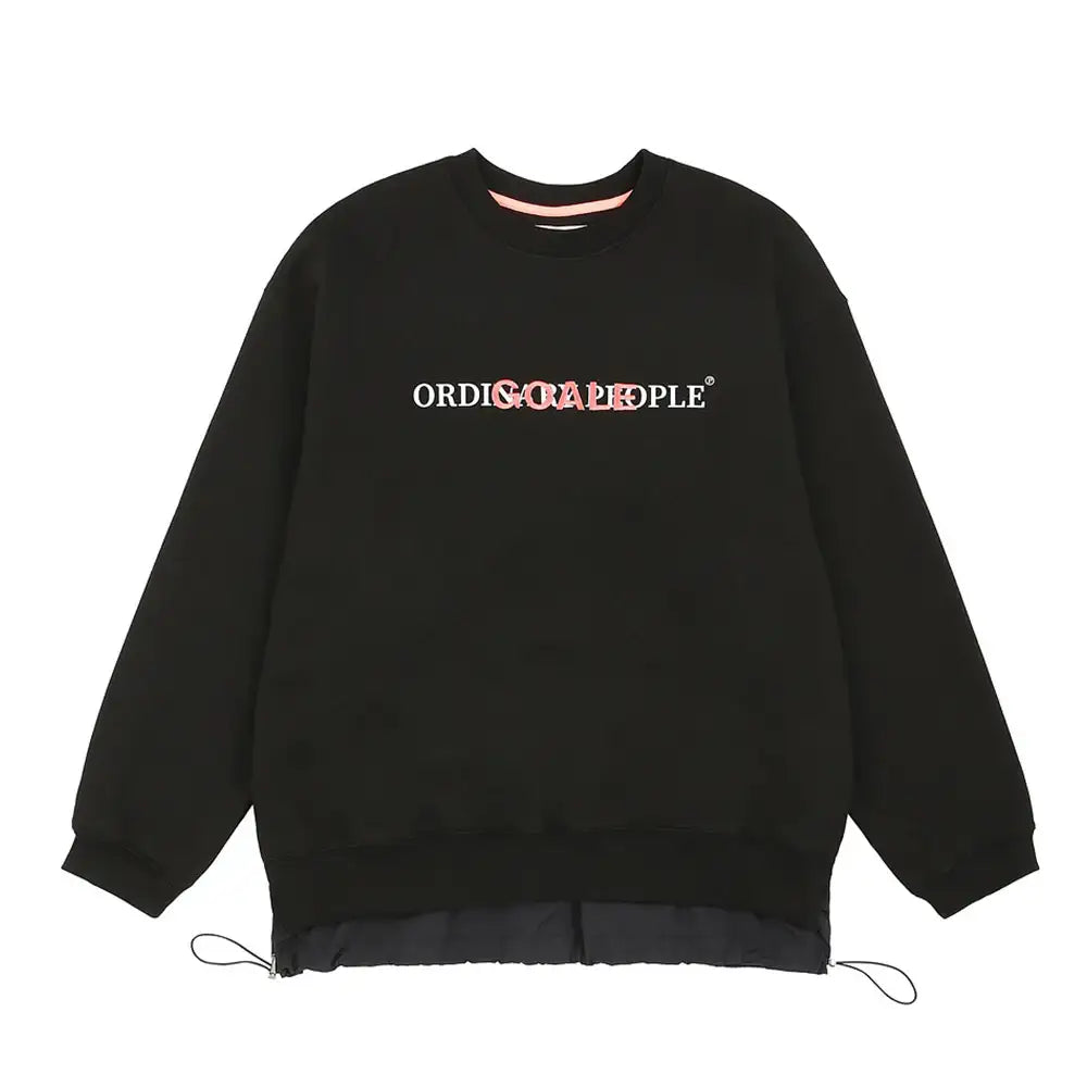 Ordinary People x Goale - Overlap Logo Sweatshirt - Ordinary People x Goale - Clothing - Harumio