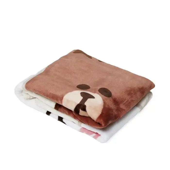Line Friends - Brown and Cony Basic Blanket - Line Friends - Home & Living - Harumio