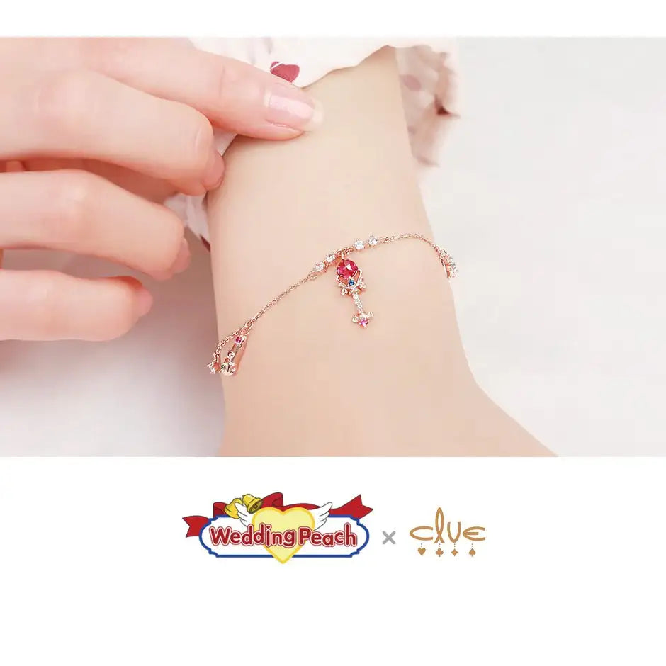 Wedding Peach x CLUE - Angel Lily St. Stralsal Stardust Silver Bracelet - Wedding Peach x CLUE - Jewelry - Harumio