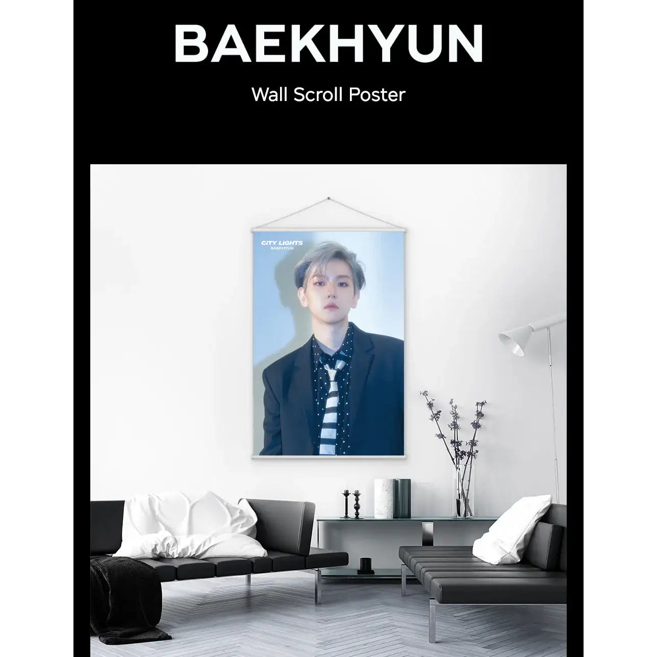 Baek Hyun - Official Merch - Wall Scroll Poster - Baek Hyun - Accessories - Harumio