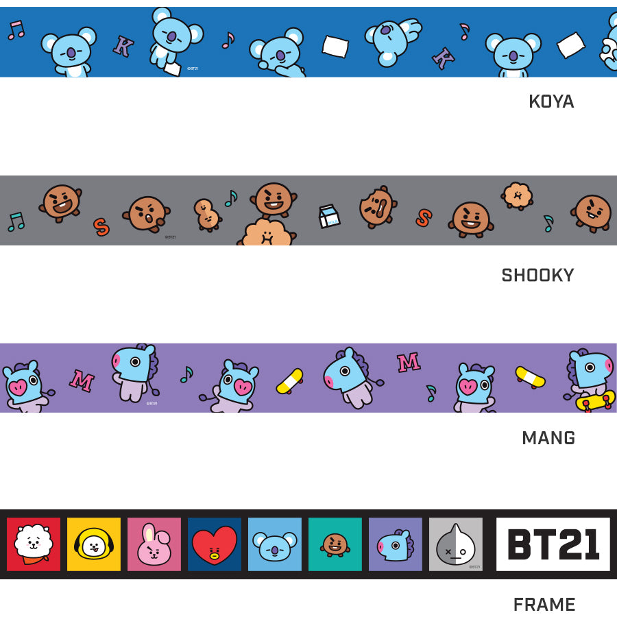 BT21 x Monopoly - Luggage Belt - BT21 - Luggage Belt - Harumio