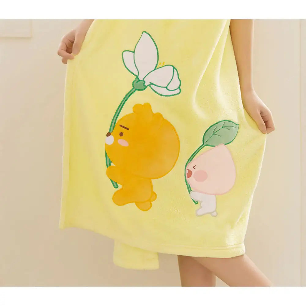 Kakao Friends - Lemon Terrace Bath Robe - Kakao Friends - Clothing - Harumio