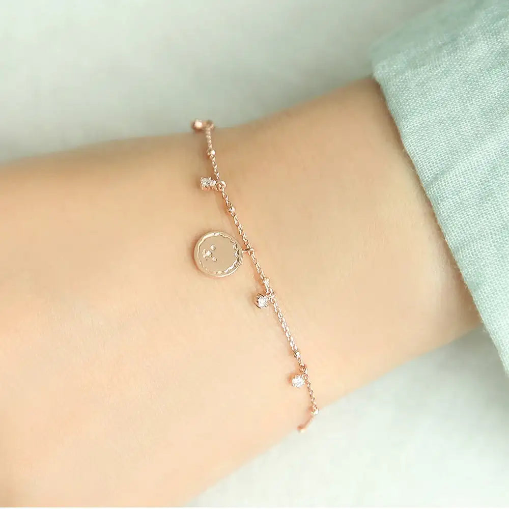 OST - My Little Friends - Bichon Poodle Rose Gold Bracelet - My Little Friends - Jewelry - Harumio