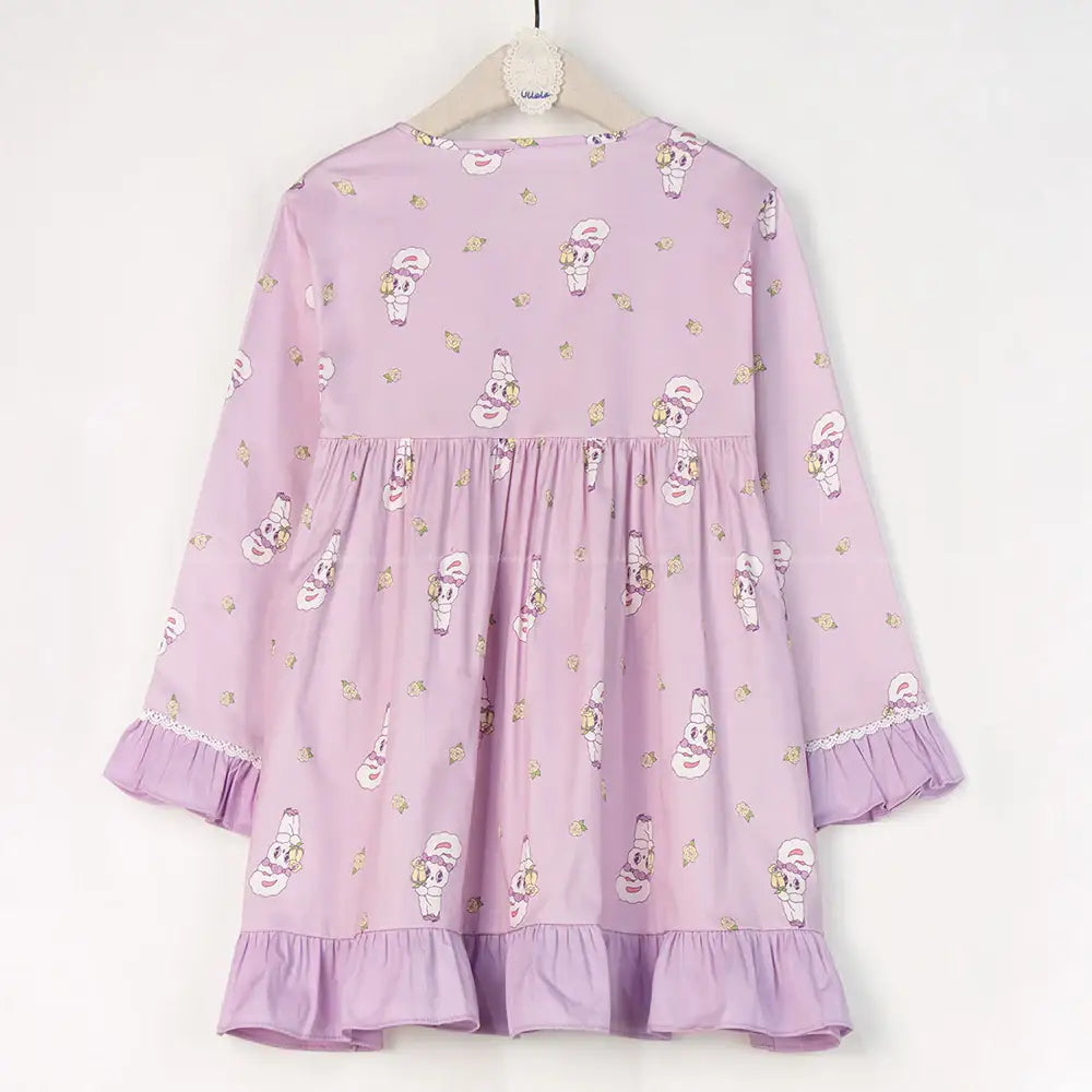 Esther Bunny x Ullala - Sweet Bunny Lavender Pajamas Set - Esther Bunny x Ullala - Clothing - Harumio
