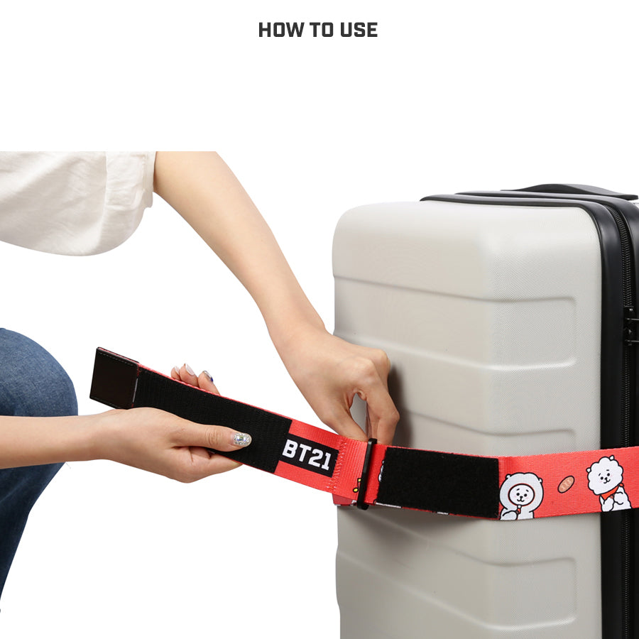 BT21 x Monopoly - Luggage Belt - BT21 - Luggage Belt - Harumio