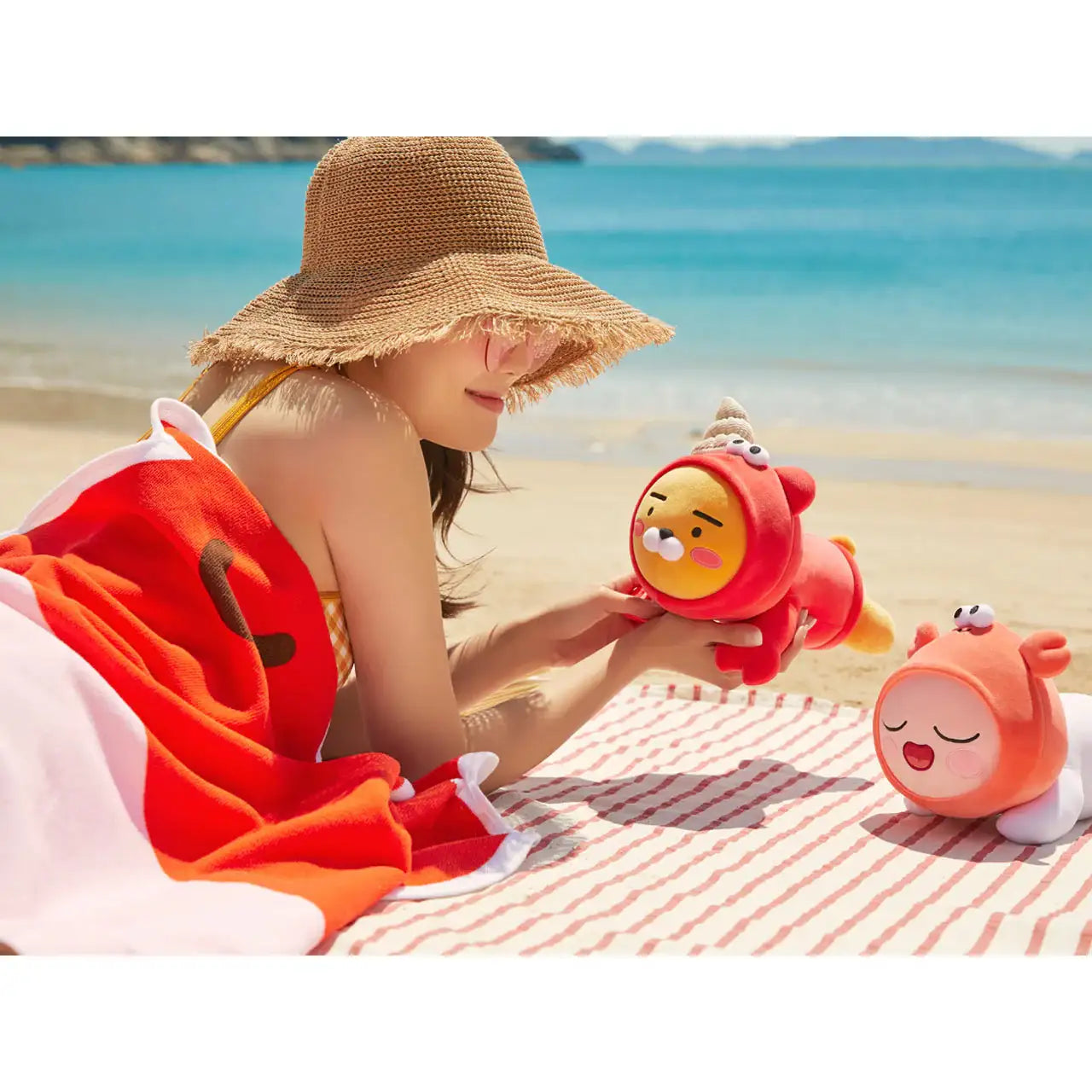 Kakao Friends - Beach Pub Baby Pillow - Kakao Friends - Plush - Harumio