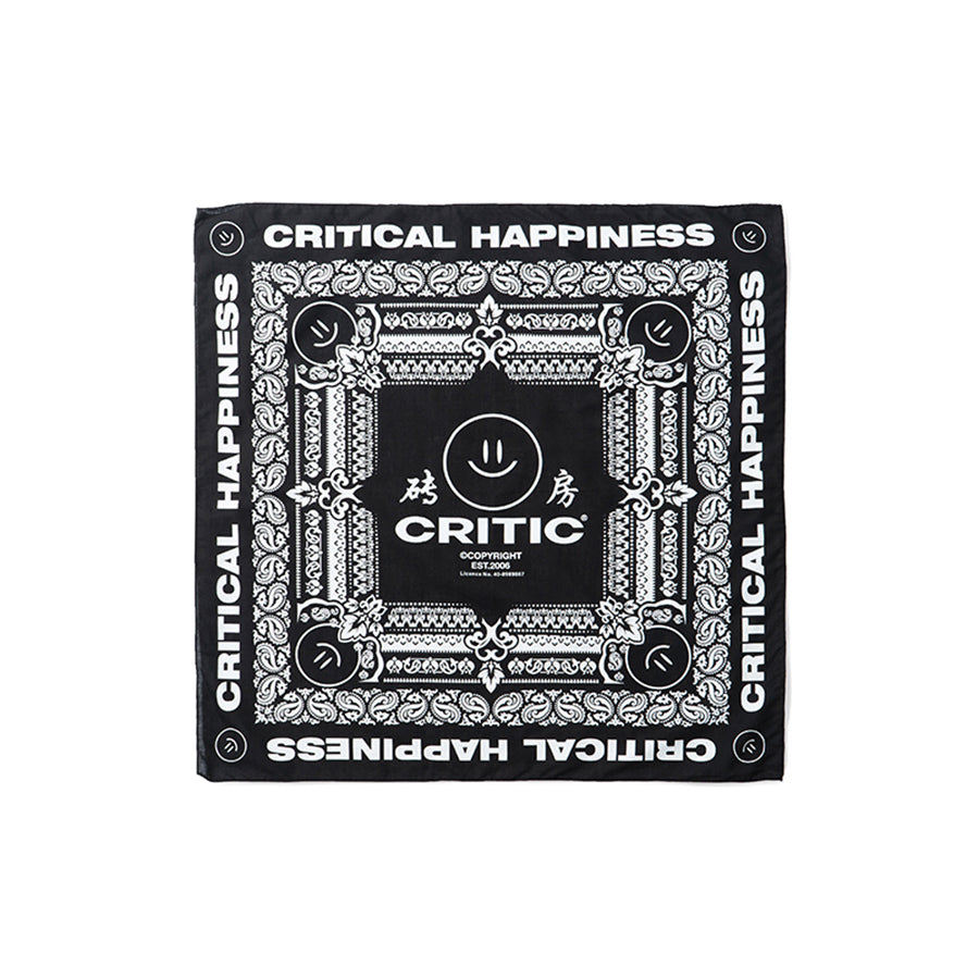 HAPPY FOOD x CRITIC - Logo Bandana