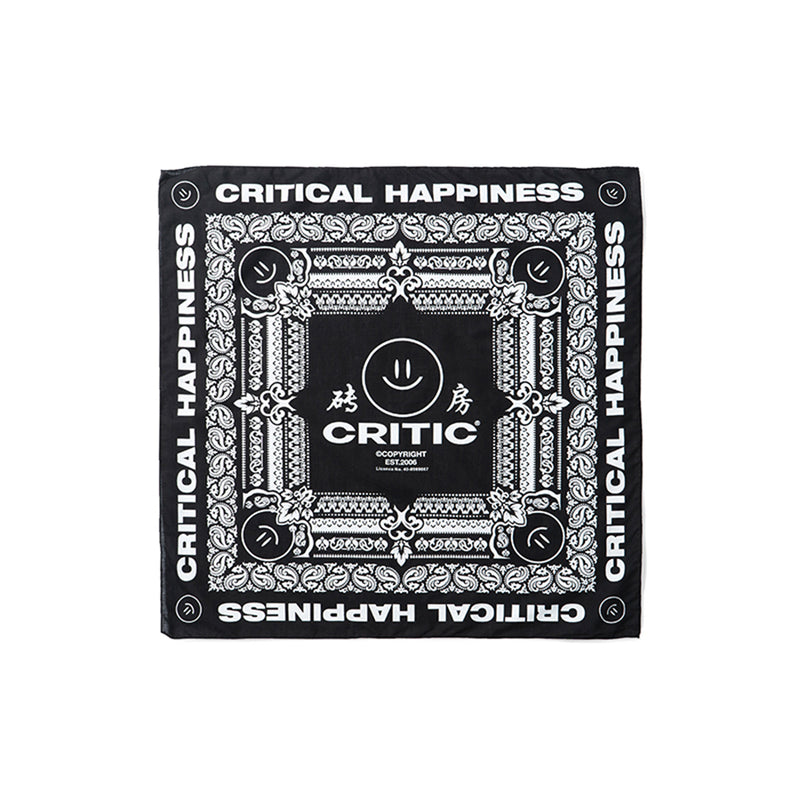 HAPPY FOOD x CRITIC - Logo Bandana