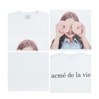 ADLV - Baby Smiling Face with Donuts Short Sleeve T-Shirt