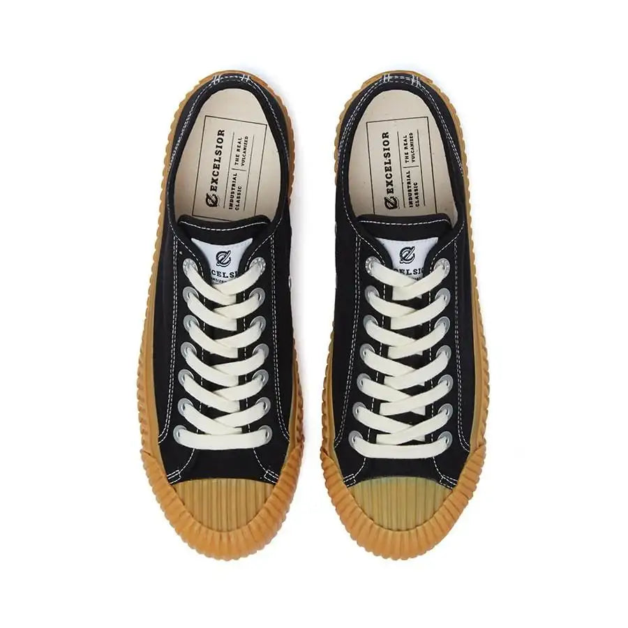EXCELSIOR - 19FW Bolt Low Seasonal Color - Carbon Black Gum Sole - EXCELSIOR - Footwear - Harumio