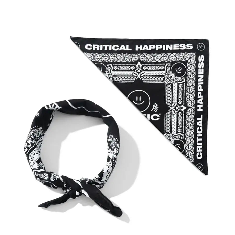 HAPPY FOOD x CRITIC - Logo Bandana - HAPPY FOOD x CRITIC - Accessories - Harumio