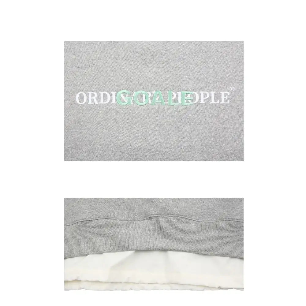 Ordinary People x Goale - Overlap Logo Sweatshirt - Ordinary People x Goale - Clothing - Harumio