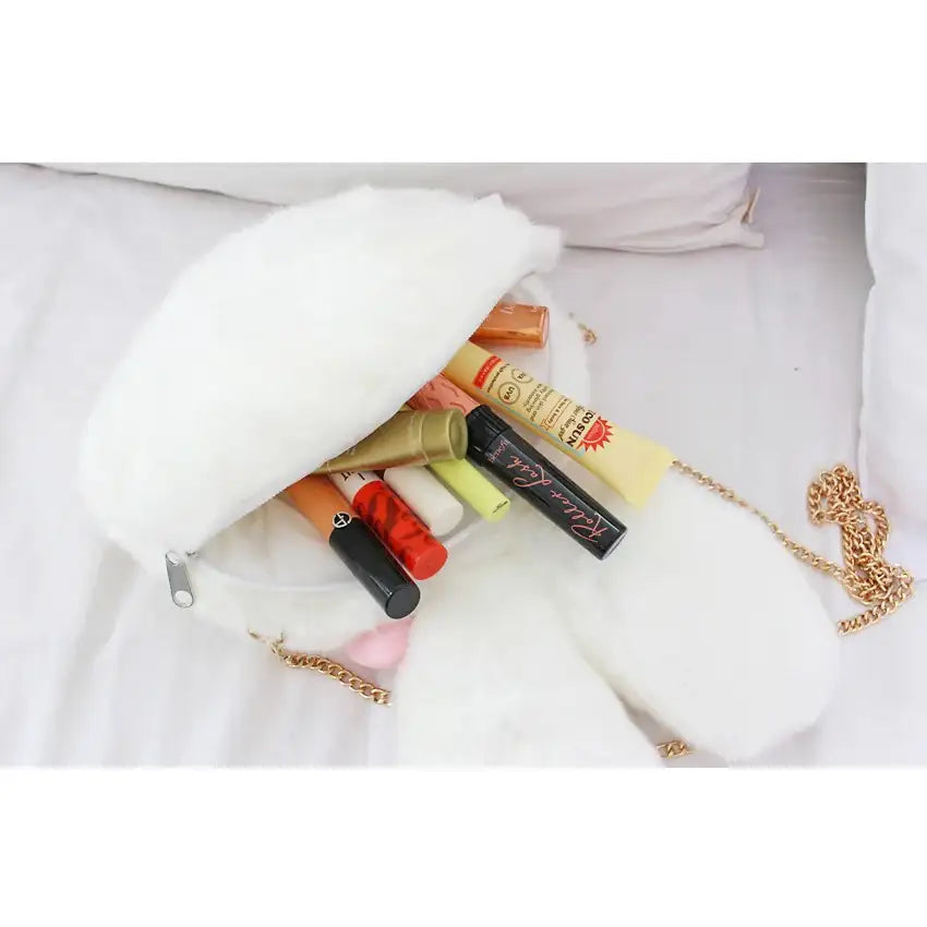 Esther Bunny - Plush Doll Face Shoulder Bag - Esther Bunny - Accessories - Harumio