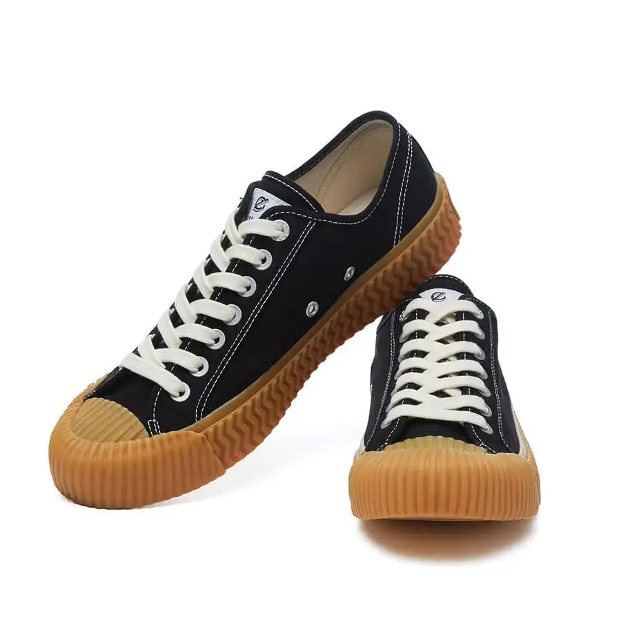 EXCELSIOR - 19FW Bolt Low Seasonal Color - Carbon Black Gum Sole - EXCELSIOR - Footwear - Harumio