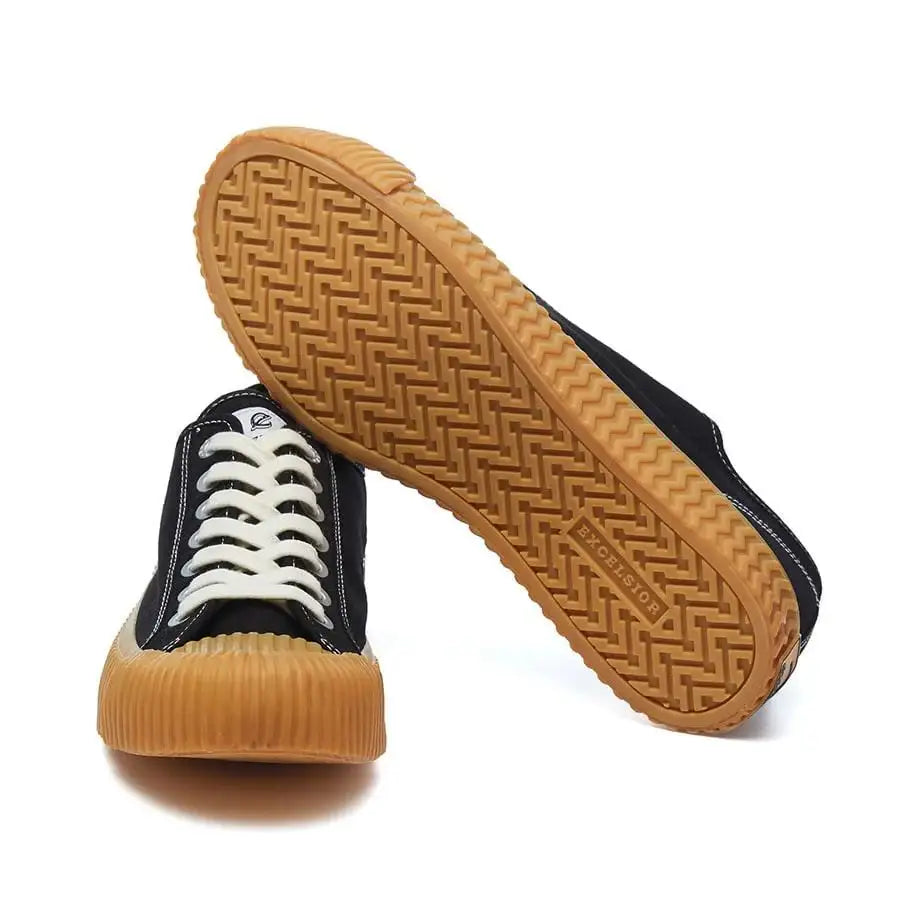 EXCELSIOR - 19FW Bolt Low Seasonal Color - Carbon Black Gum Sole - EXCELSIOR - Footwear - Harumio