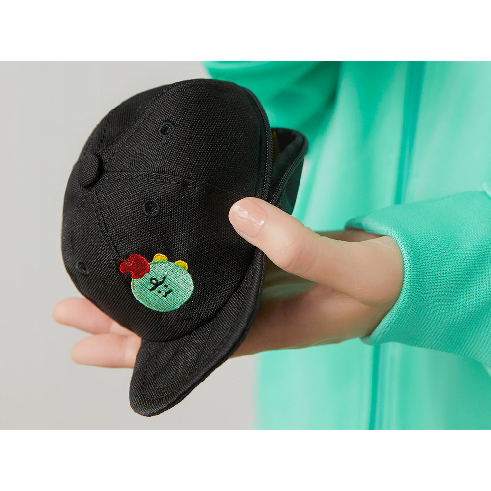 Kakao Friends - Apple Jordy Ball Cap Pouch with Carabiner Hook