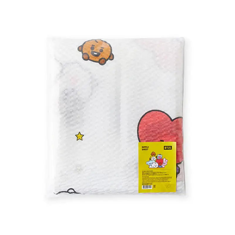 BT21 - Baby Ripple Bedsheet - BT21 - Accessories - Harumio