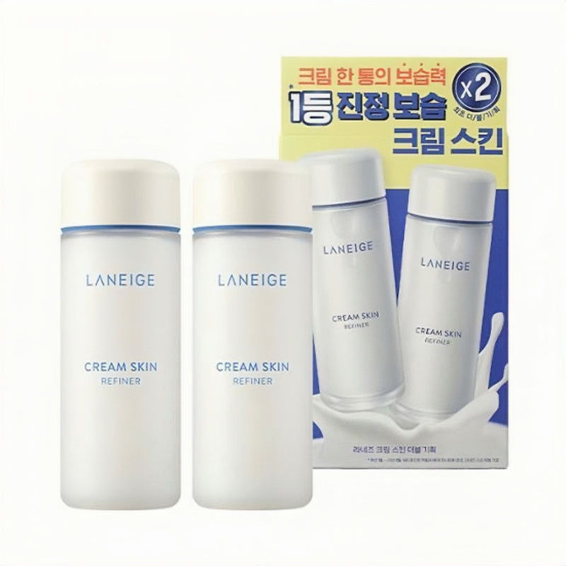 LANEIGE - Cream Skin Refiner Double Set - LANEIGE - Toners - Harumio