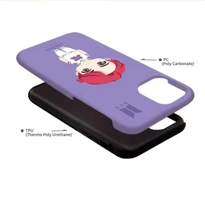 BTS - Basic Standing Dual Guard Phone Case - Samsung - BTS - Accessories - Harumio