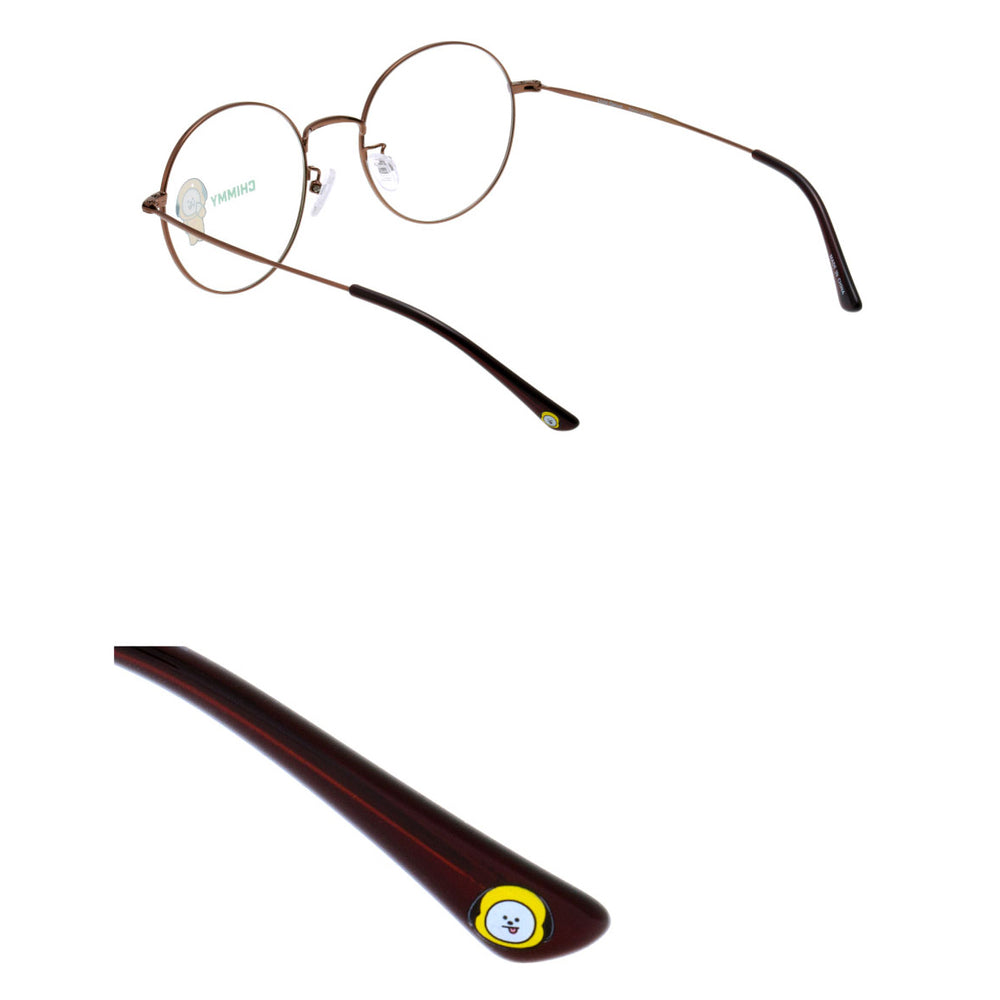 BT21 x LookOptical - Brown Metal Frame Spectacles