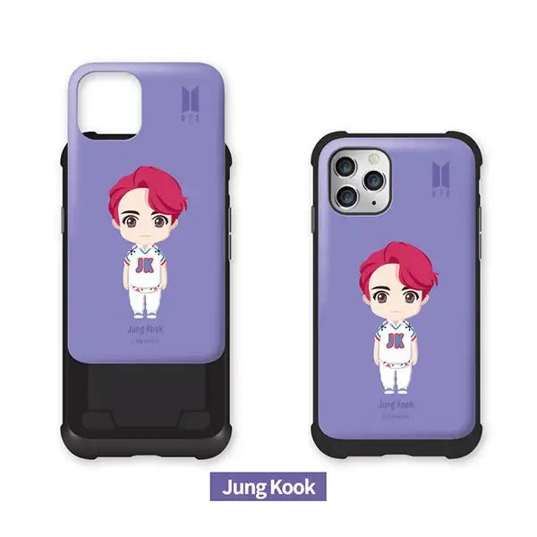 BTS - Basic Standing Volume Bumper Slide Phone Case - Samsung - BTS - Accessories - Harumio
