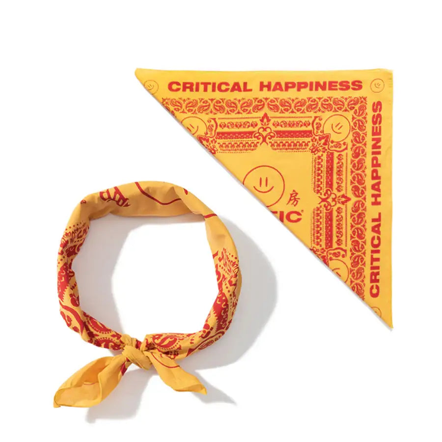 HAPPY FOOD x CRITIC - Logo Bandana - HAPPY FOOD x CRITIC - Accessories - Harumio