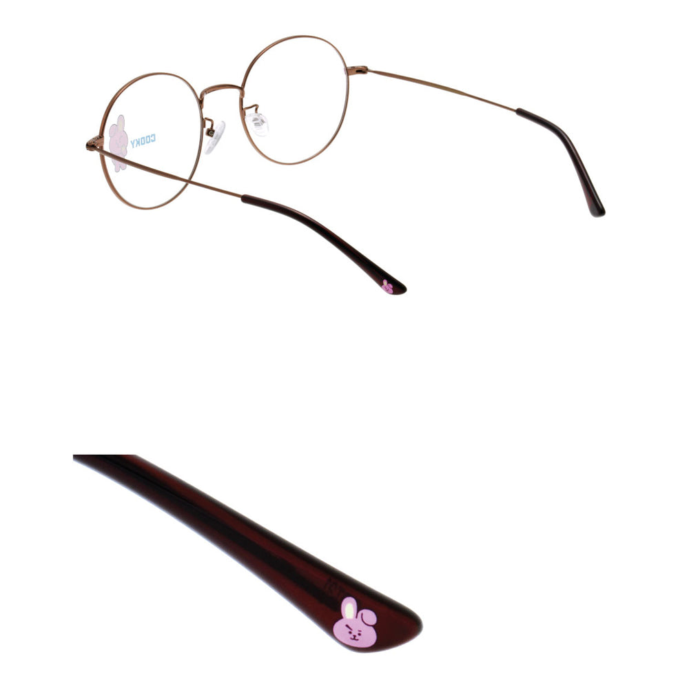 BT21 x LookOptical - Brown Metal Frame Spectacles