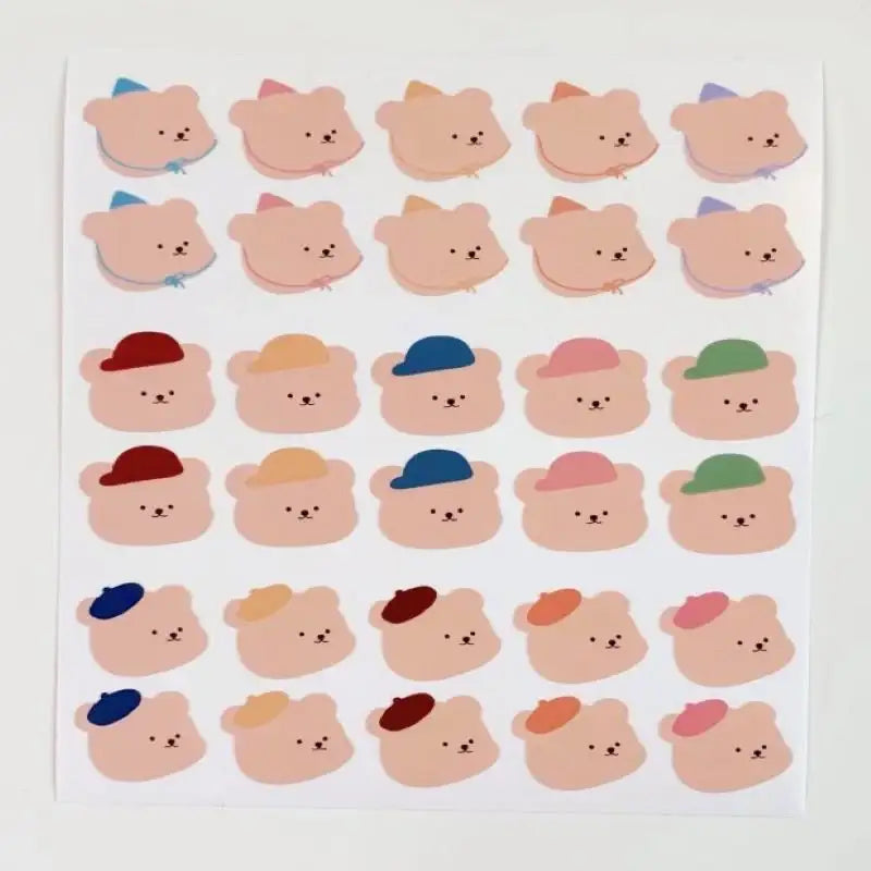 Bamtoree Bear - Sticker Pack - Bamtoree Bear - Sticker - Harumio