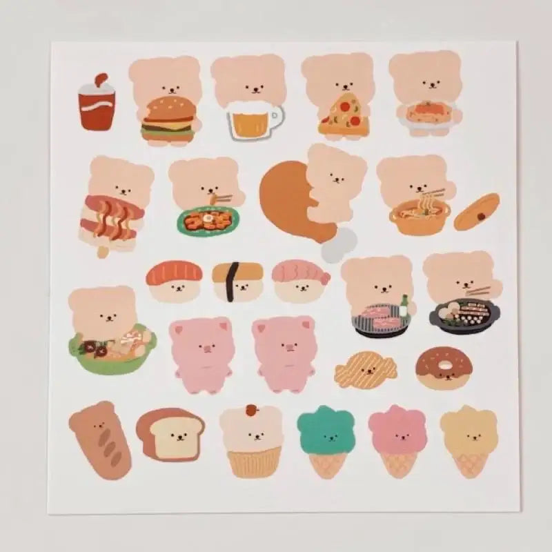 Bamtoree Bear - Sticker Pack - Bamtoree Bear - Sticker - Harumio
