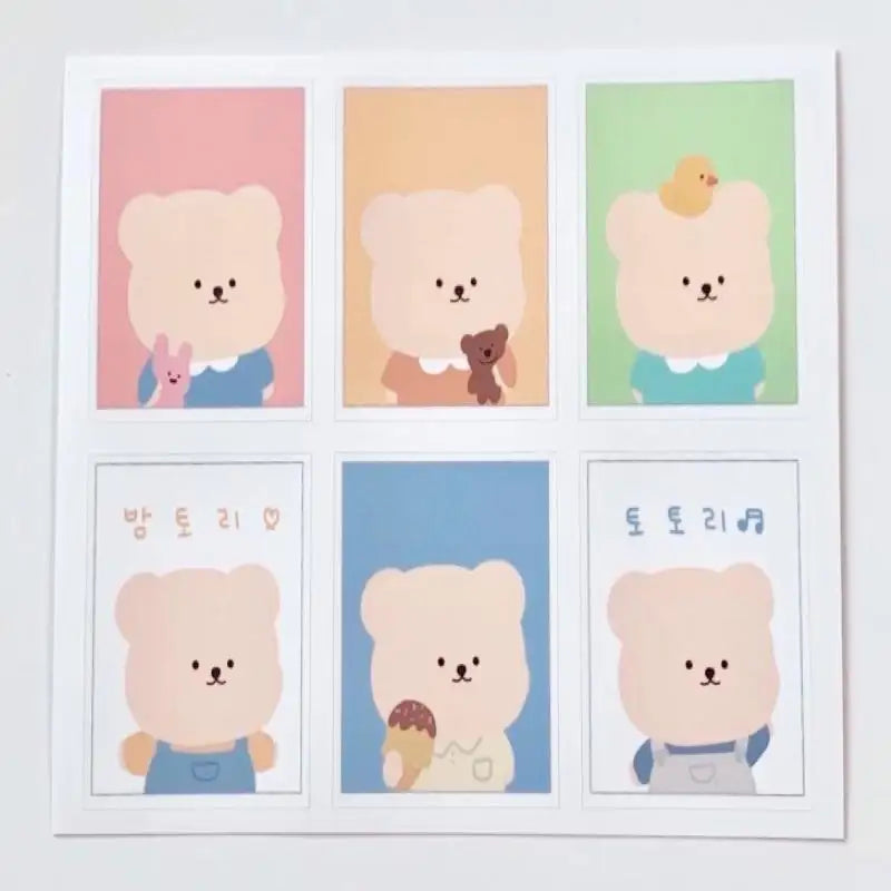 Bamtoree Bear - Sticker Pack - Bamtoree Bear - Sticker - Harumio