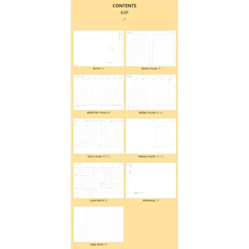 Second Mansion x 10x10 - Monthly Planner - 10x10 - Accessories - Harumio