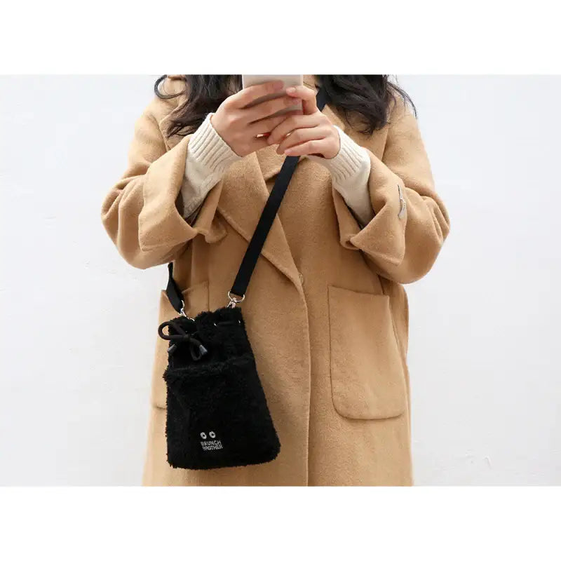 Romane x 10x10 - Brunch Brother Boucle Bag - Romane - Accessories, Bag - Harumio