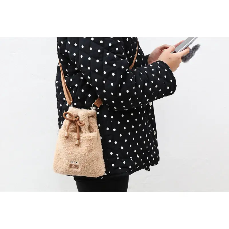 Romane x 10x10 - Brunch Brother Boucle Bag - Romane - Accessories, Bag - Harumio