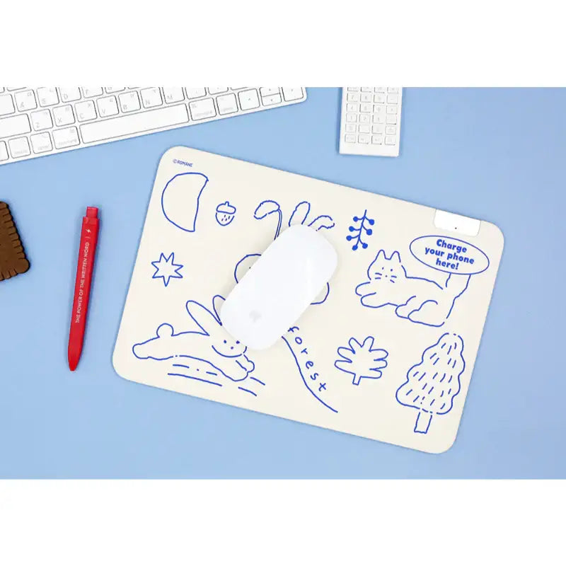Romane x 10x10 - Brunch Brother Fast Wireless Charging Mousepad - Romane - Accesories - Harumio