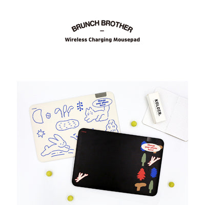 Romane x 10x10 - Brunch Brother Fast Wireless Charging Mousepad