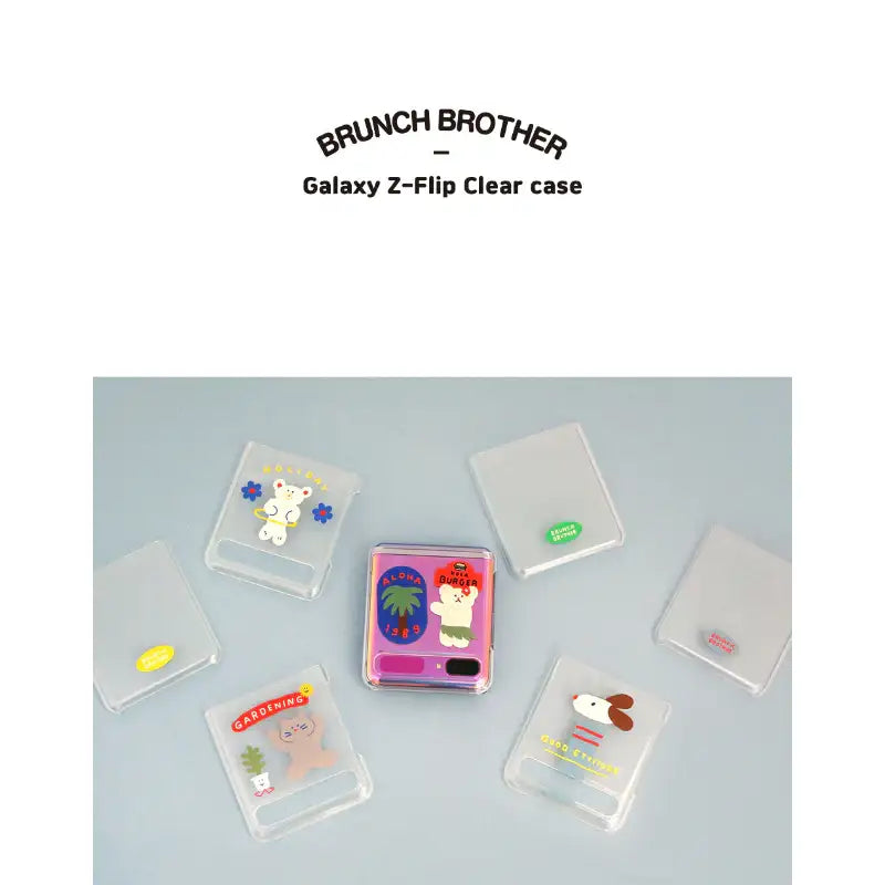 Romane x 10x10 - Galaxy Z Flip Clear Case - Romane - Accessories - Harumio