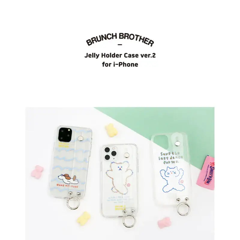 Romane x 10x10 - Jelly Holder Case for iPhone - Romane - iPhone case - Harumio