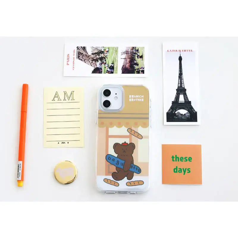 Romane x 10x10 - Brunch Brother Layered iPhone Case - Romane - iPhone case - Harumio