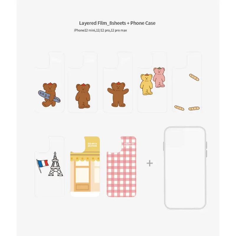 Romane x 10x10 - Brunch Brother Layered iPhone Case - Romane - iPhone case - Harumio
