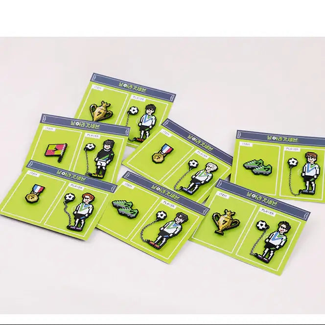 GOT7 - Fly GOT7 Chain Badge Set - GOT7 - Accessories - Harumio