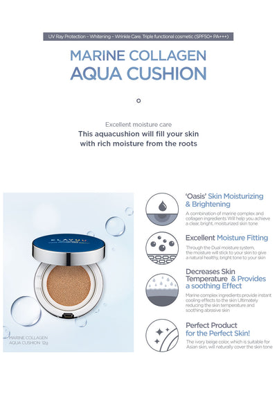 Klavuu - Blue Pearlsation High Coverage Marine Collagen Aqua Cushion Refill Set
