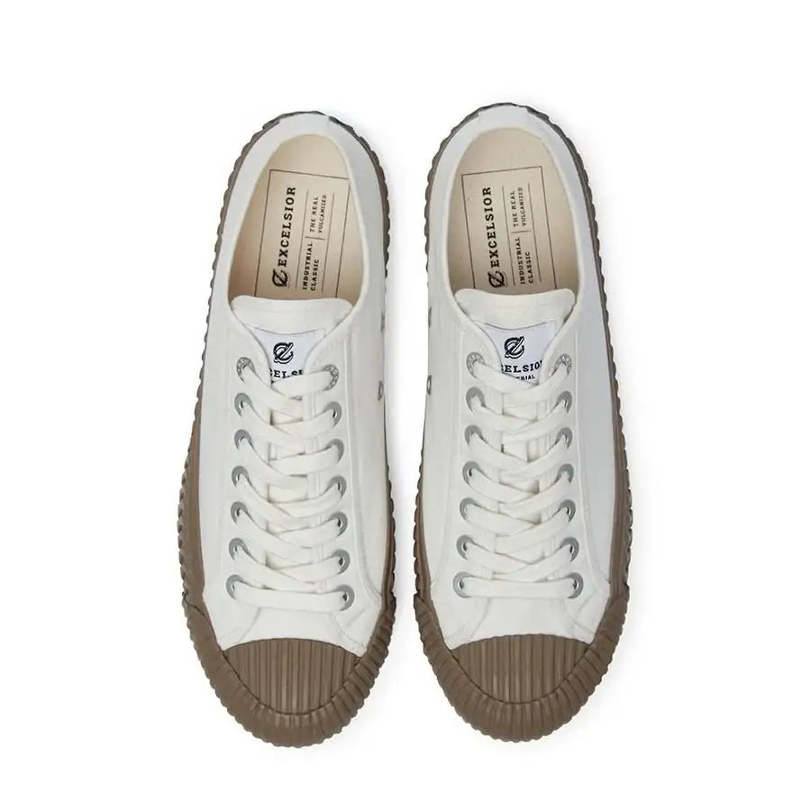 EXCELSIOR - 19FW Bolt Low Seasonal Color - Steam White Nut Gum Sole - EXCELSIOR - Footwear - Harumio