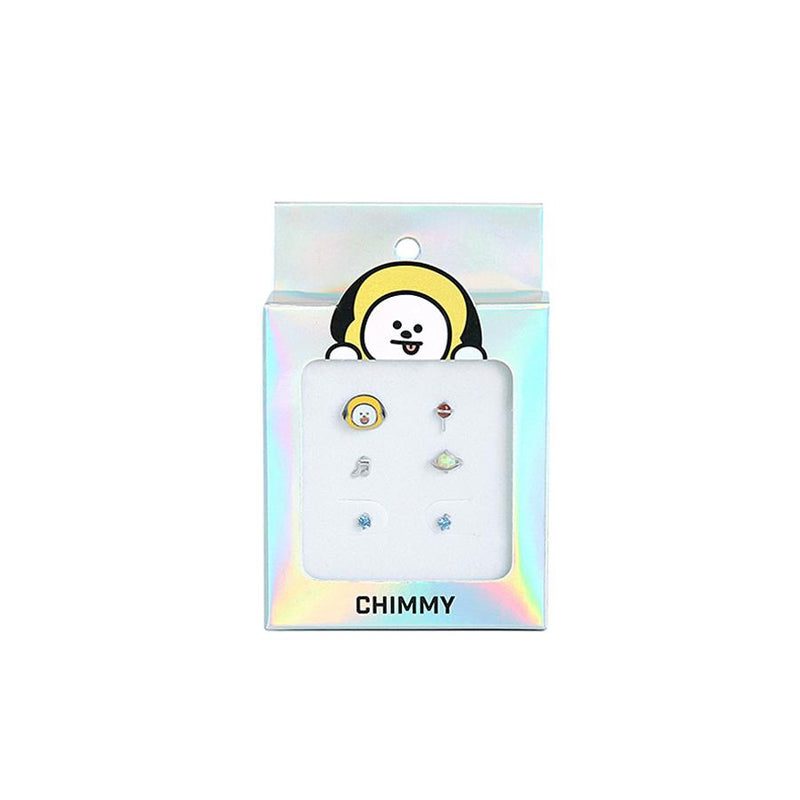 BT21 x OST - Chimmy Silver Earrings Pack