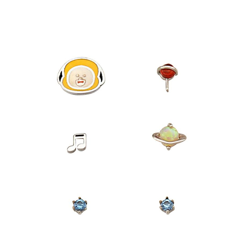 BT21 x OST - Chimmy Silver Earrings Pack