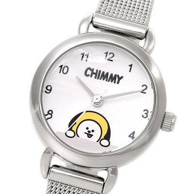 BT21 x OST - Chimmy Silver Mesh Watch