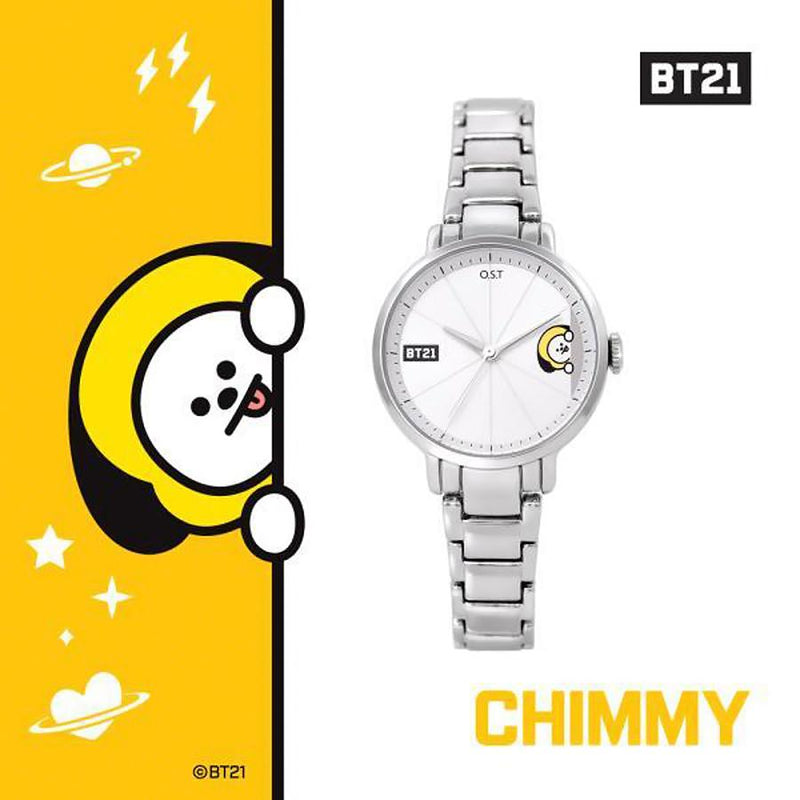 BT21 x OST - Chimmy Simple Metal Watch
